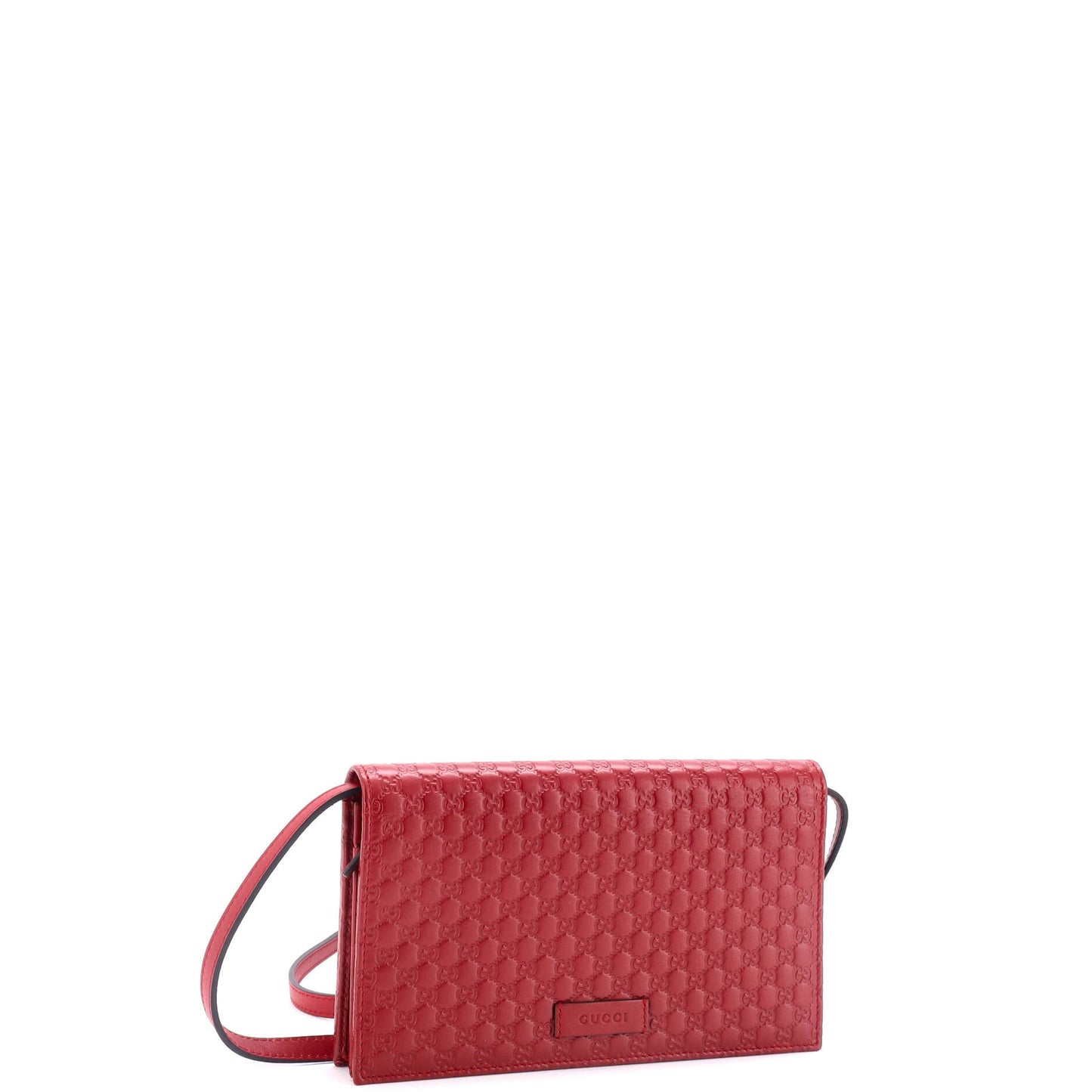 Wallet on Strap Microguccissima Leather