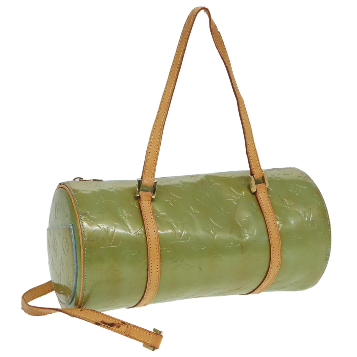LOUIS VUITTON Monogram Vernis Bedford Hand Bag Baby Blue M91007 LV 79003