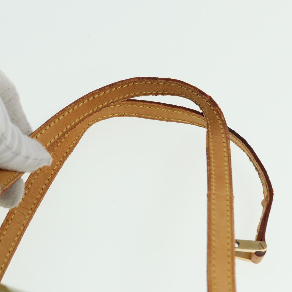 LOUIS VUITTON Monogram Vernis Bedford Hand Bag Baby Blue M91007 LV 79003