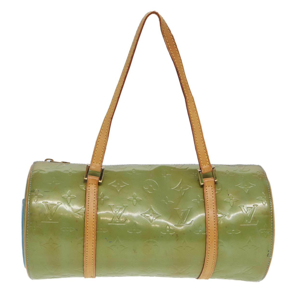 LOUIS VUITTON Monogram Vernis Bedford Hand Bag Baby Blue M91007 LV 79003