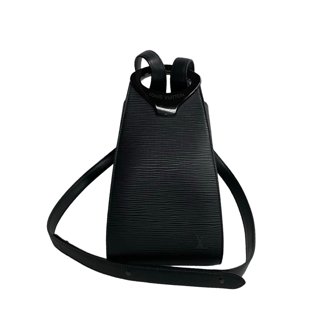 LOUIS VUITTON Shoulder Bag Epi Leather black Epi Migny