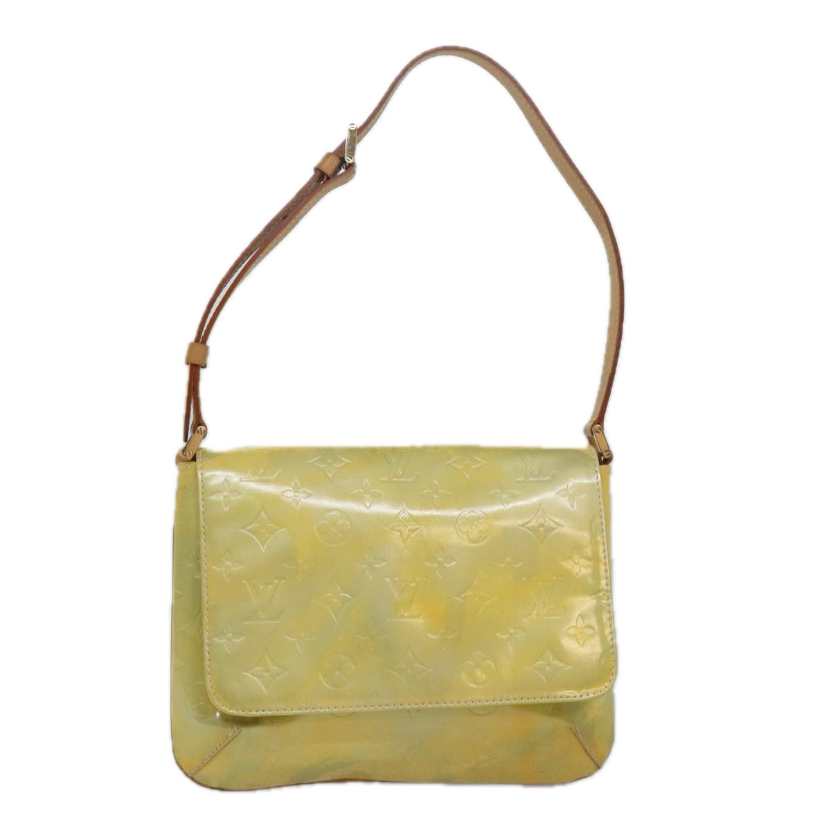 LOUIS VUITTON Monogram Vernis Thompson Street Bag Gris M91008 LV 79120