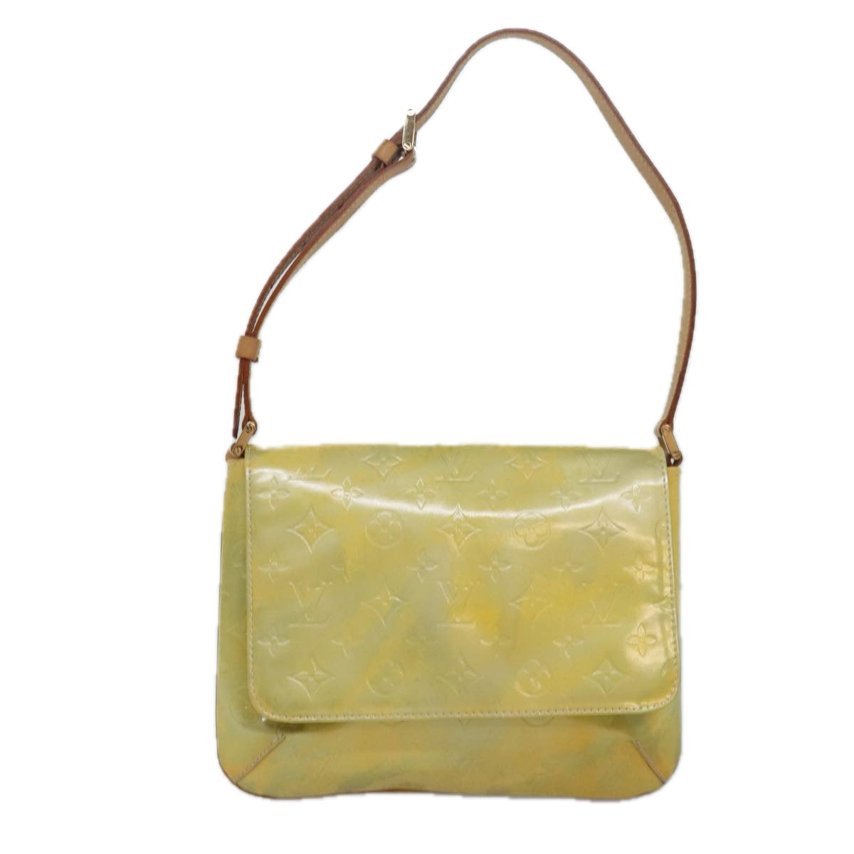 LOUIS VUITTON Monogram Vernis Thompson Street Bag Gris M91008 LV 79120
