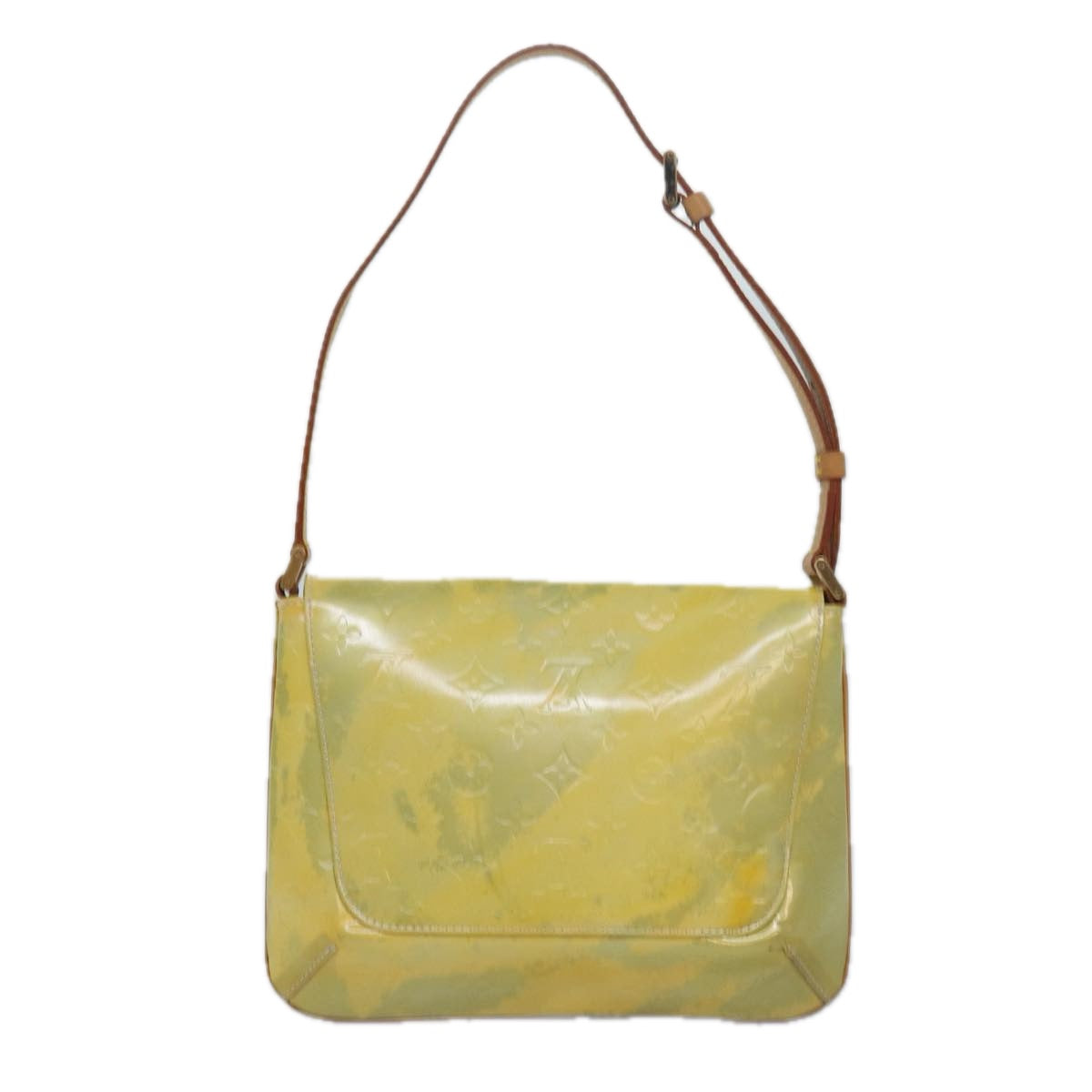 LOUIS VUITTON Monogram Vernis Thompson Street Bag Gris M91008 LV 79120