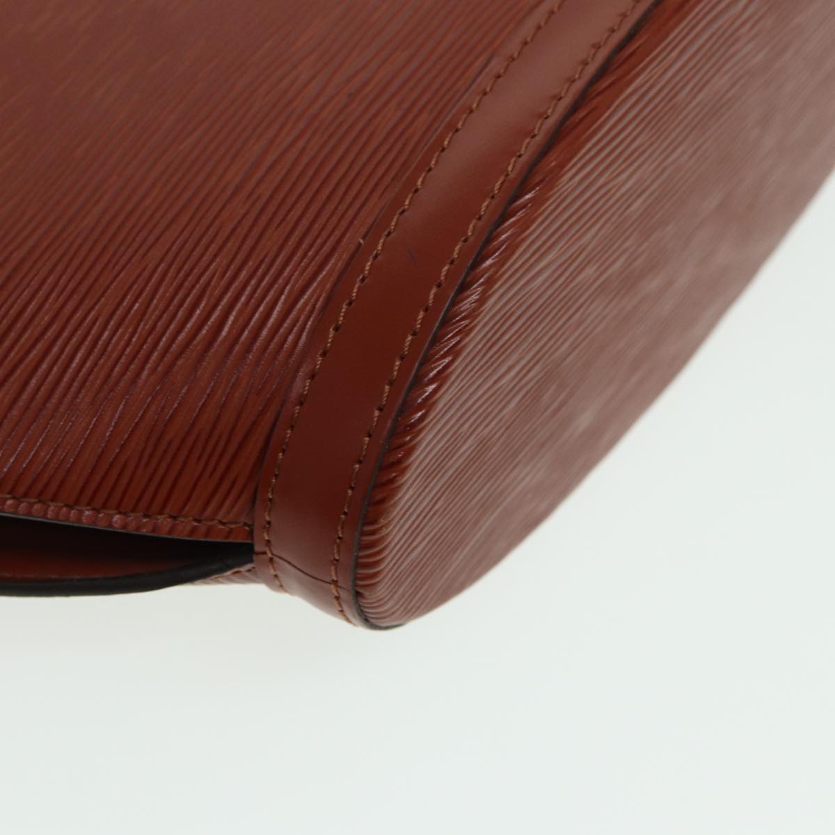 LOUIS VUITTON Epi Saint Jacques Hand Bag Brown M52263 LV 79124