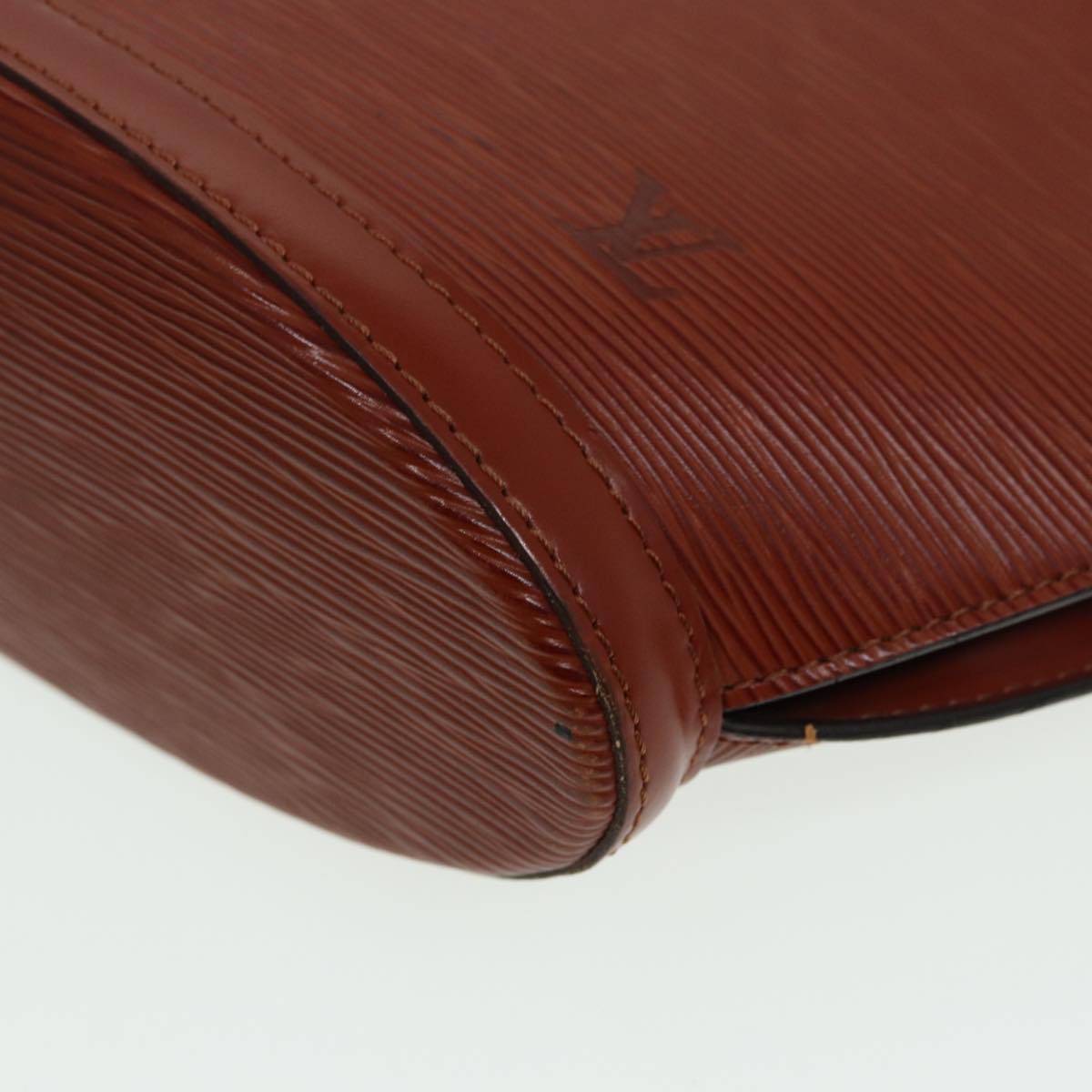 LOUIS VUITTON Epi Saint Jacques Hand Bag Brown M52263 LV 79124