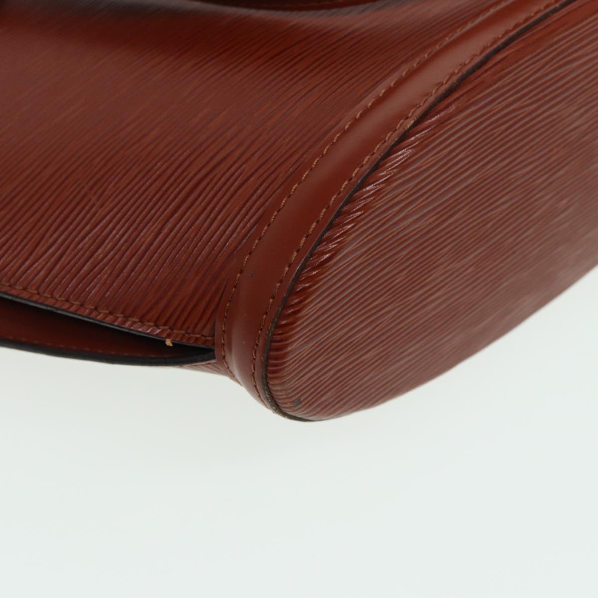 LOUIS VUITTON Epi Saint Jacques Hand Bag Brown M52263 LV 79124