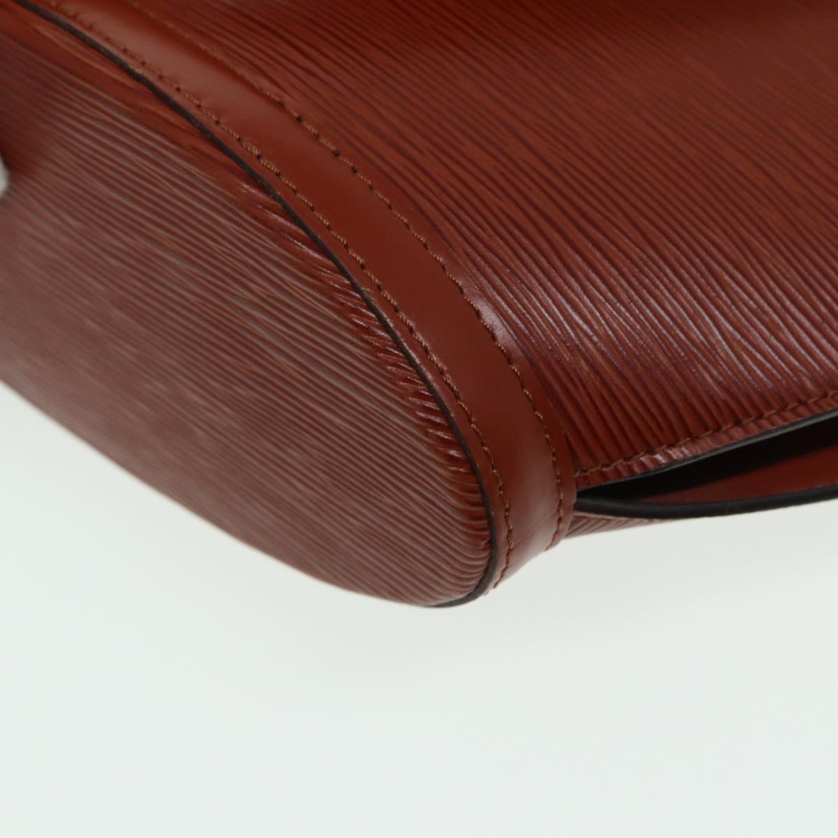 LOUIS VUITTON Epi Saint Jacques Hand Bag Brown M52263 LV 79124