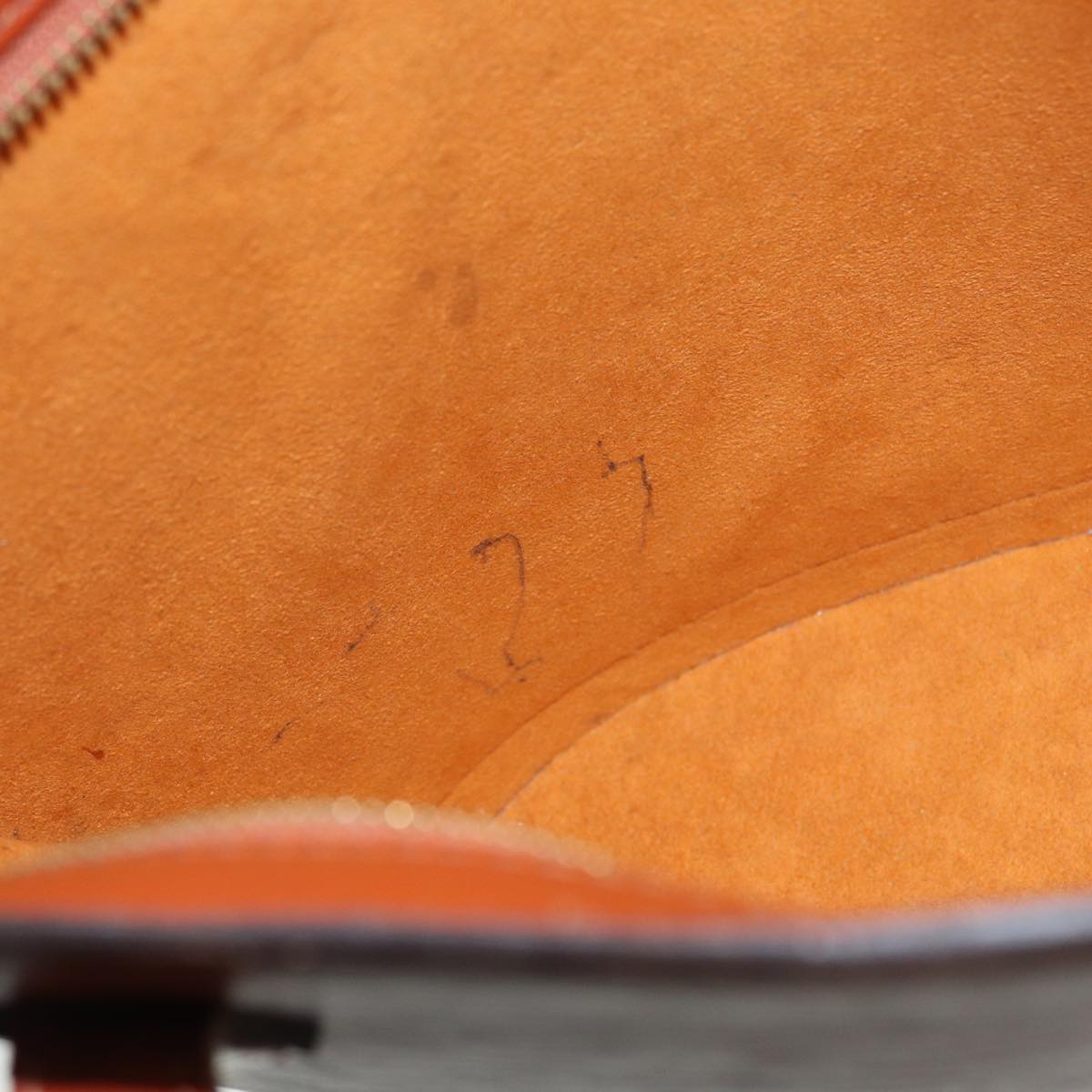 LOUIS VUITTON Epi Saint Jacques Hand Bag Brown M52263 LV 79124