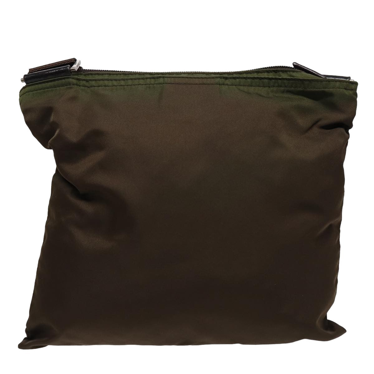 Luxury PradaShoulder Bag Nylon Khaki Brown 79144