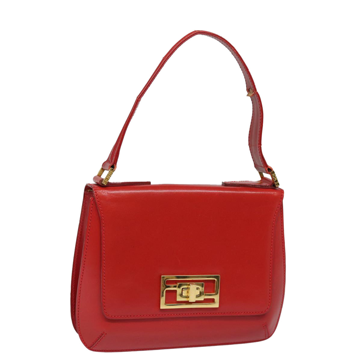 Luxury Fendi Hand Bag Leather Red79213
