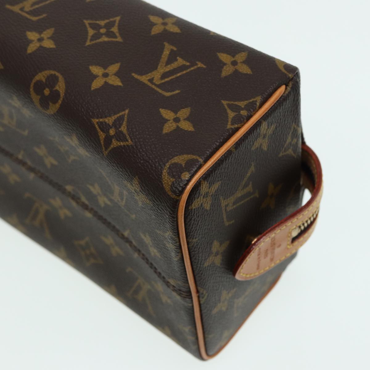 LOUIS VUITTON Monogram Trousse Patte Pression Cosmetic Pouch M47636 79342