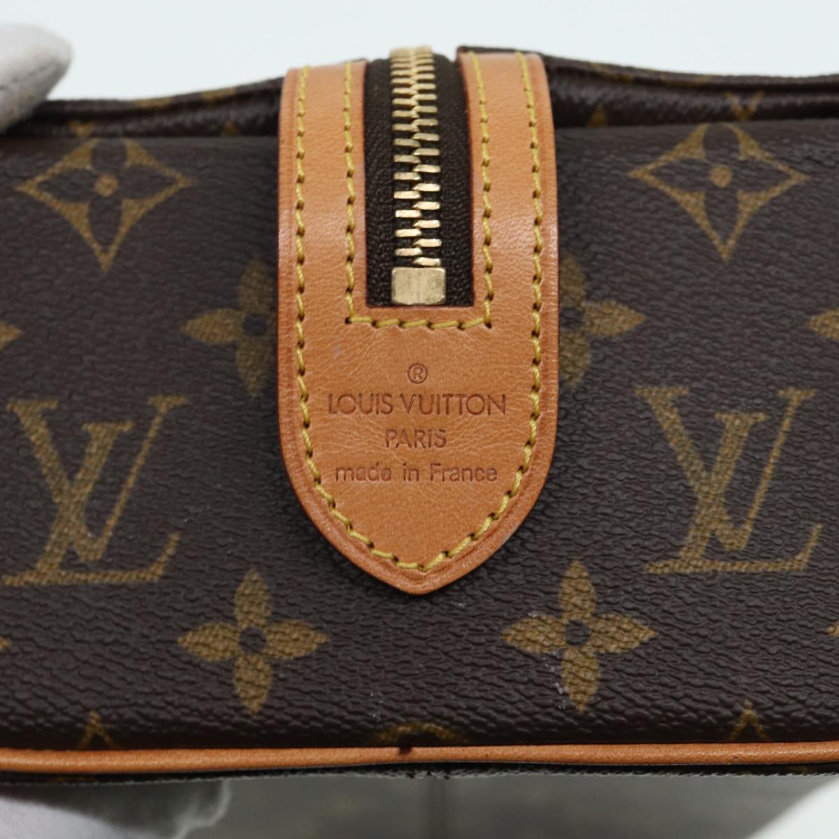 LOUIS VUITTON Monogram Trousse Patte Pression Cosmetic Pouch M47636 79342