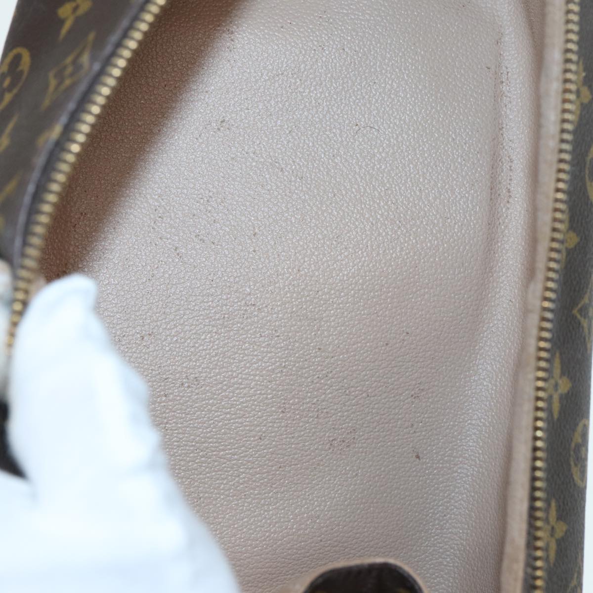 LOUIS VUITTON Monogram Trousse Patte Pression Cosmetic Pouch M47636 79342