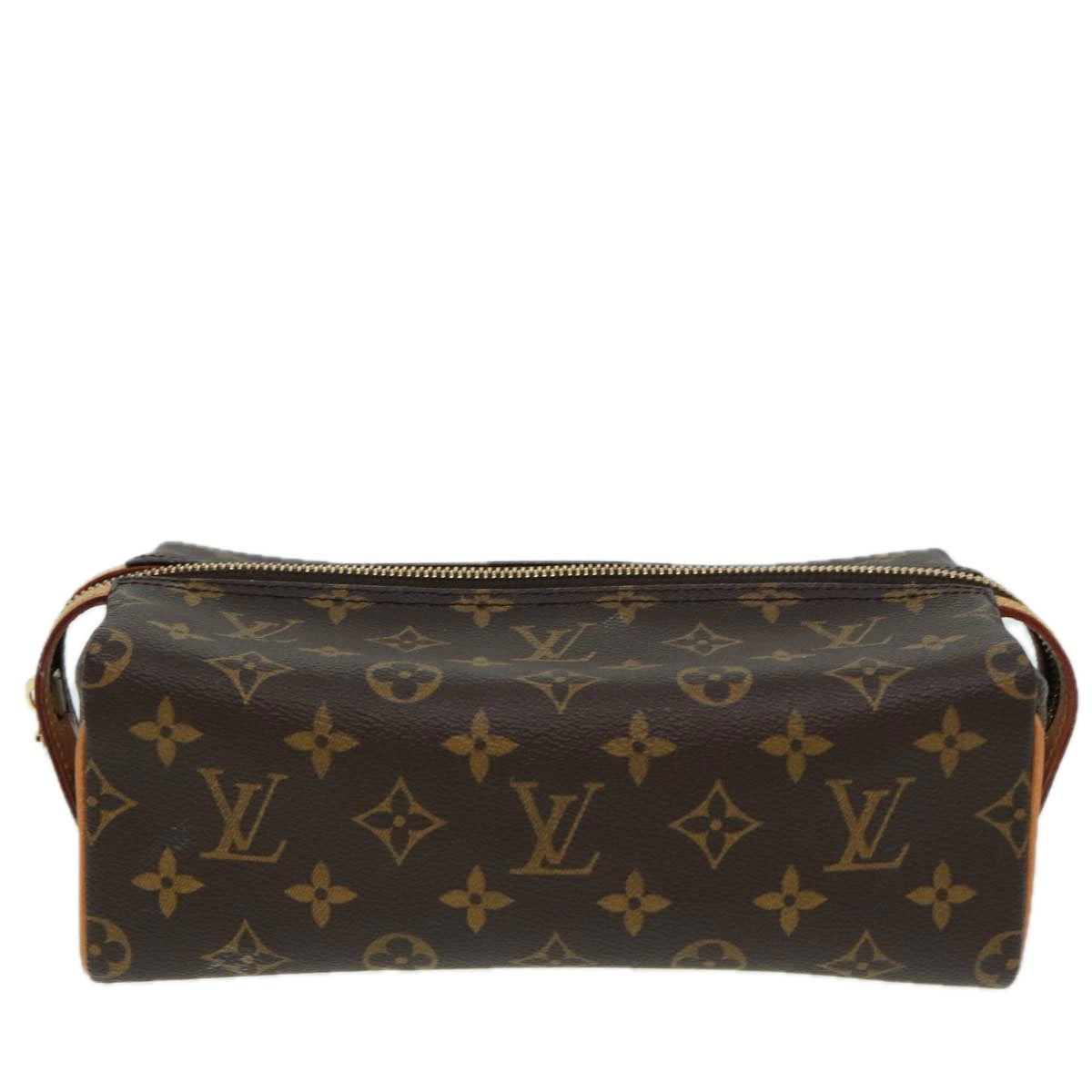 LOUIS VUITTON Monogram Trousse Patte Pression Cosmetic Pouch M47636 79342