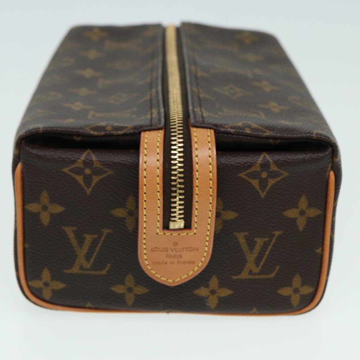 LOUIS VUITTON Monogram Trousse Patte Pression Cosmetic Pouch M47636 79342