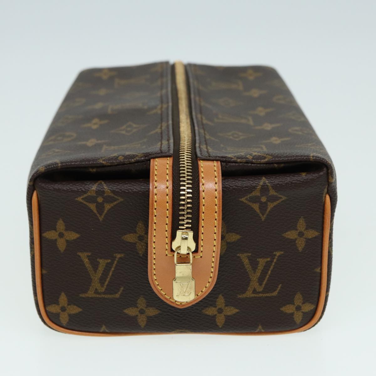 LOUIS VUITTON Monogram Trousse Patte Pression Cosmetic Pouch M47636 79342