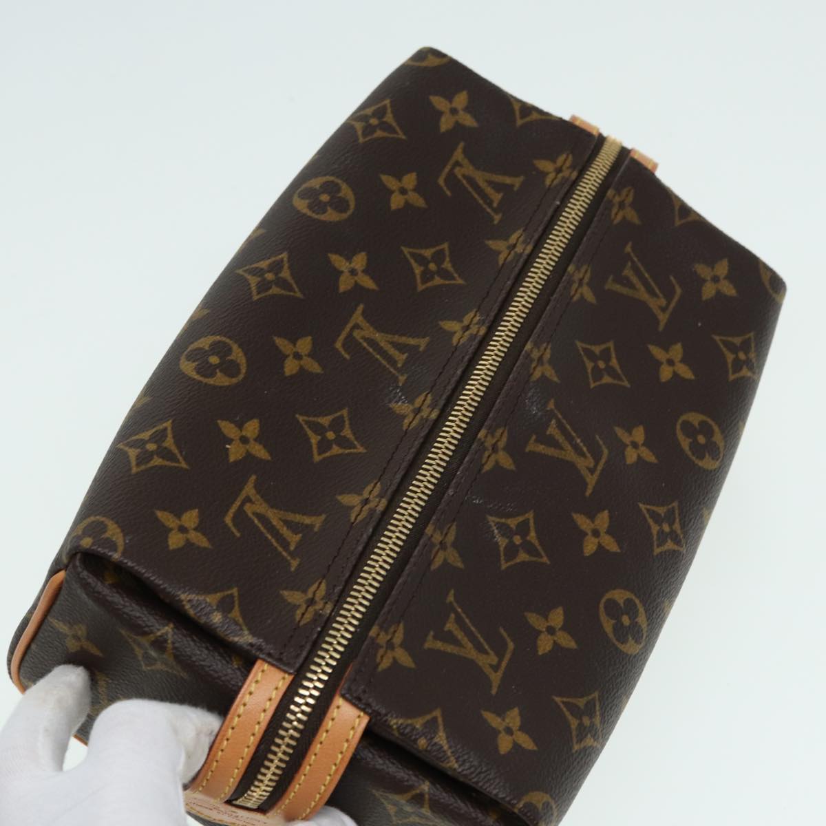 LOUIS VUITTON Monogram Trousse Patte Pression Cosmetic Pouch M47636 79342