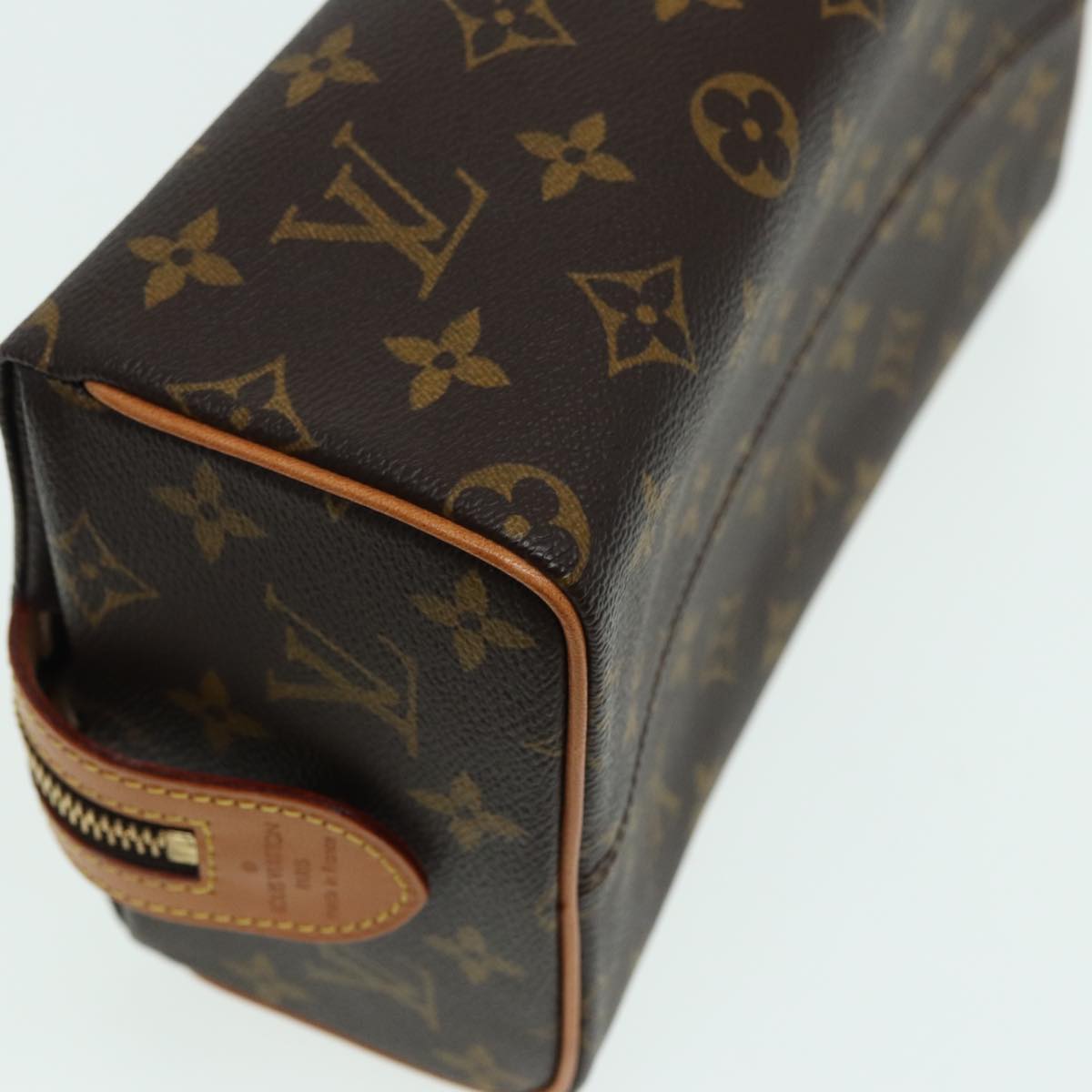LOUIS VUITTON Monogram Trousse Patte Pression Cosmetic Pouch M47636 79342