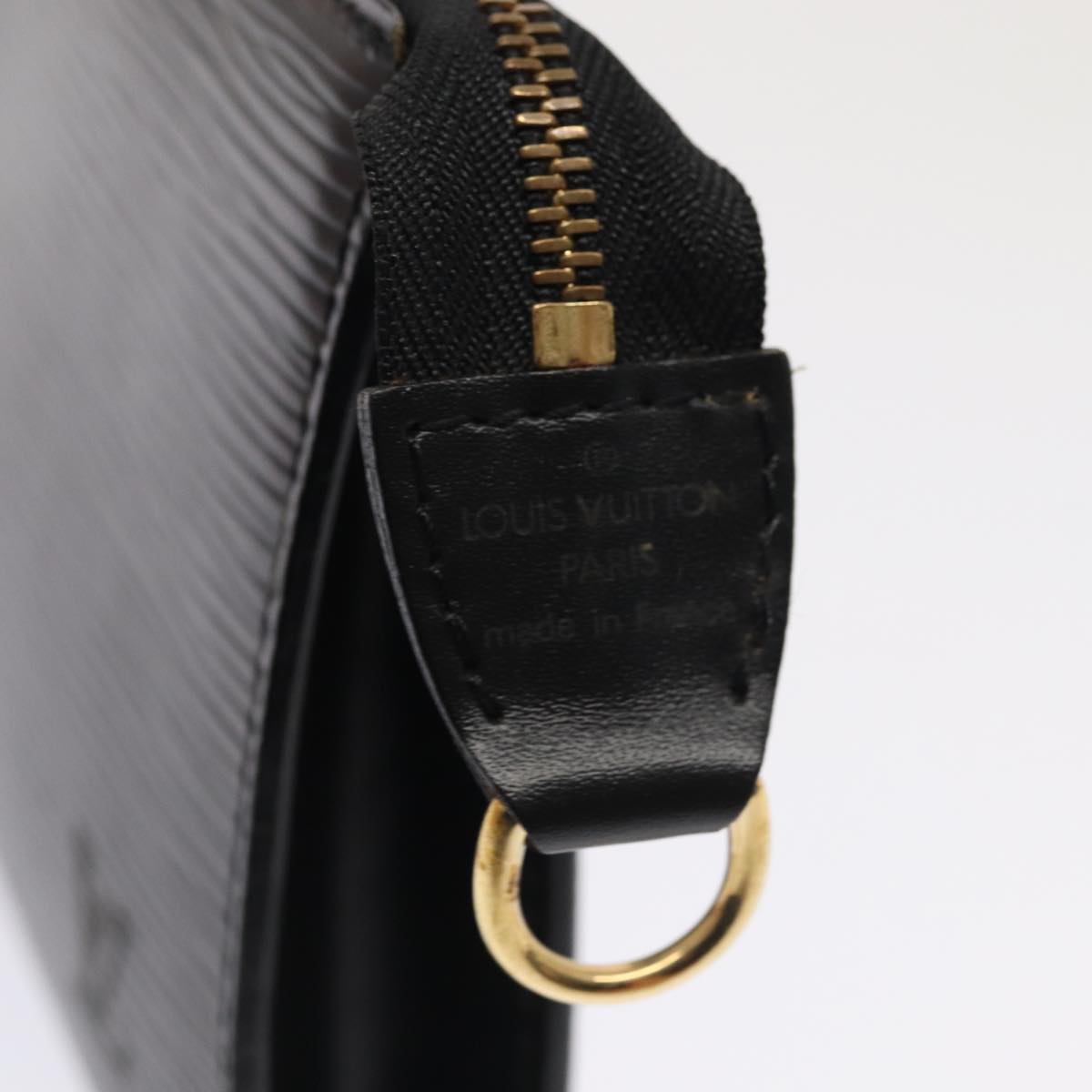 LOUIS VUITTON Epi Pochette Accessoires Pouch Black M52982 LV 79345