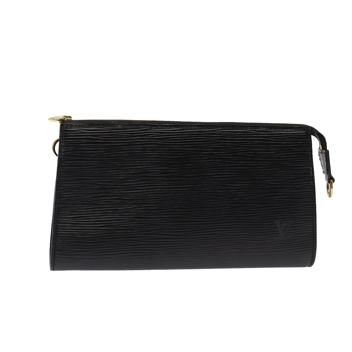 LOUIS VUITTON Epi Pochette Accessoires Pouch Black M52982 LV 79345