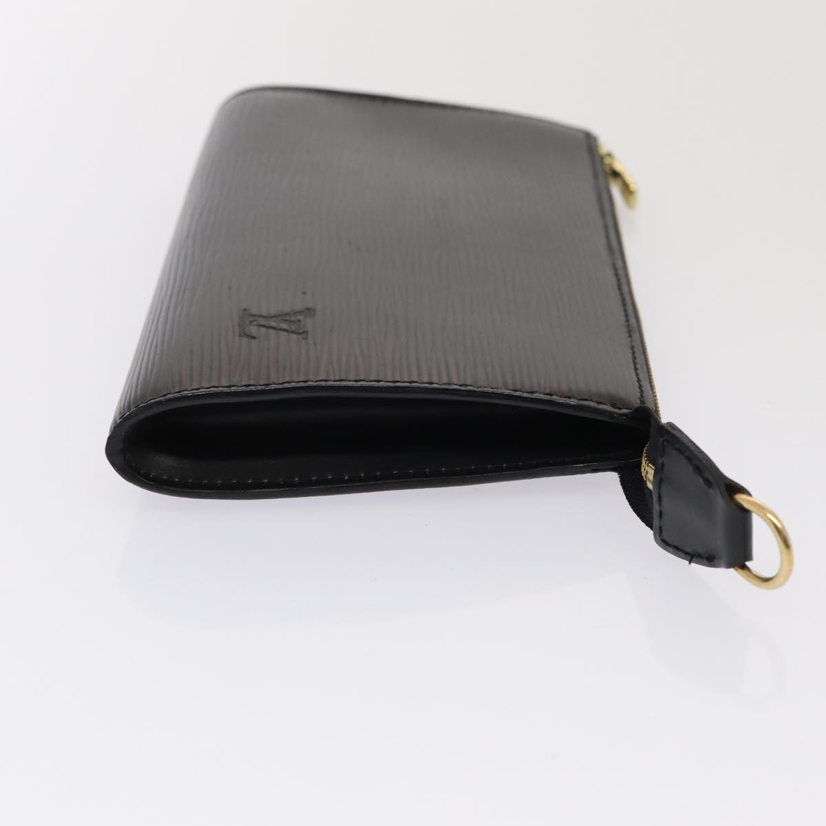 LOUIS VUITTON Epi Pochette Accessoires Pouch Black M52982 LV 79345
