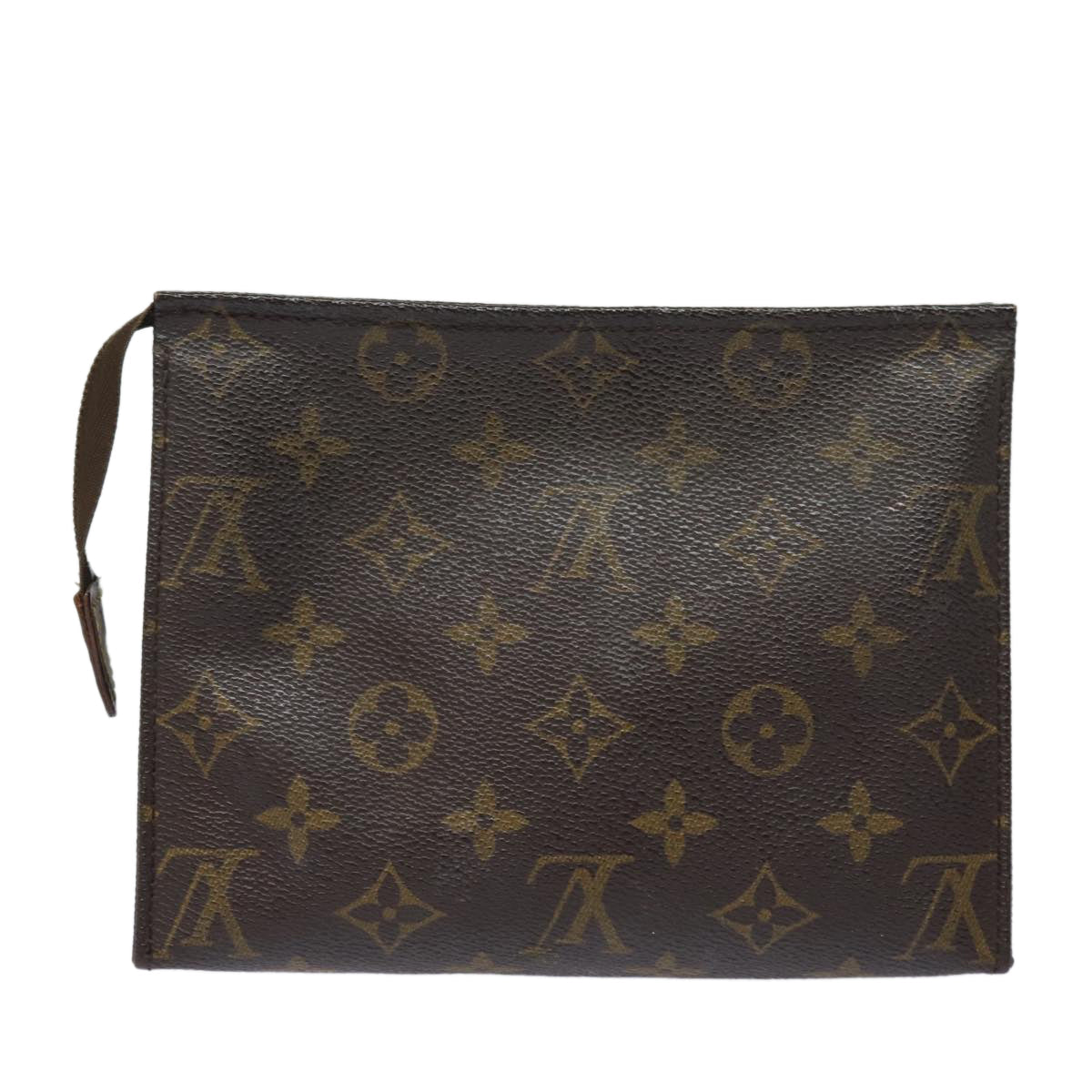 LOUIS VUITTON Monogram Poche Toilette 19 Pouch M47544 LV 79346