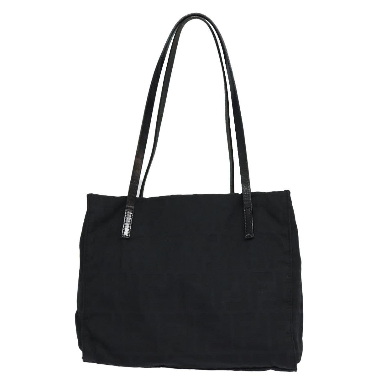 Luxury Fendi Zucca Canvas Tote Bag Black79458