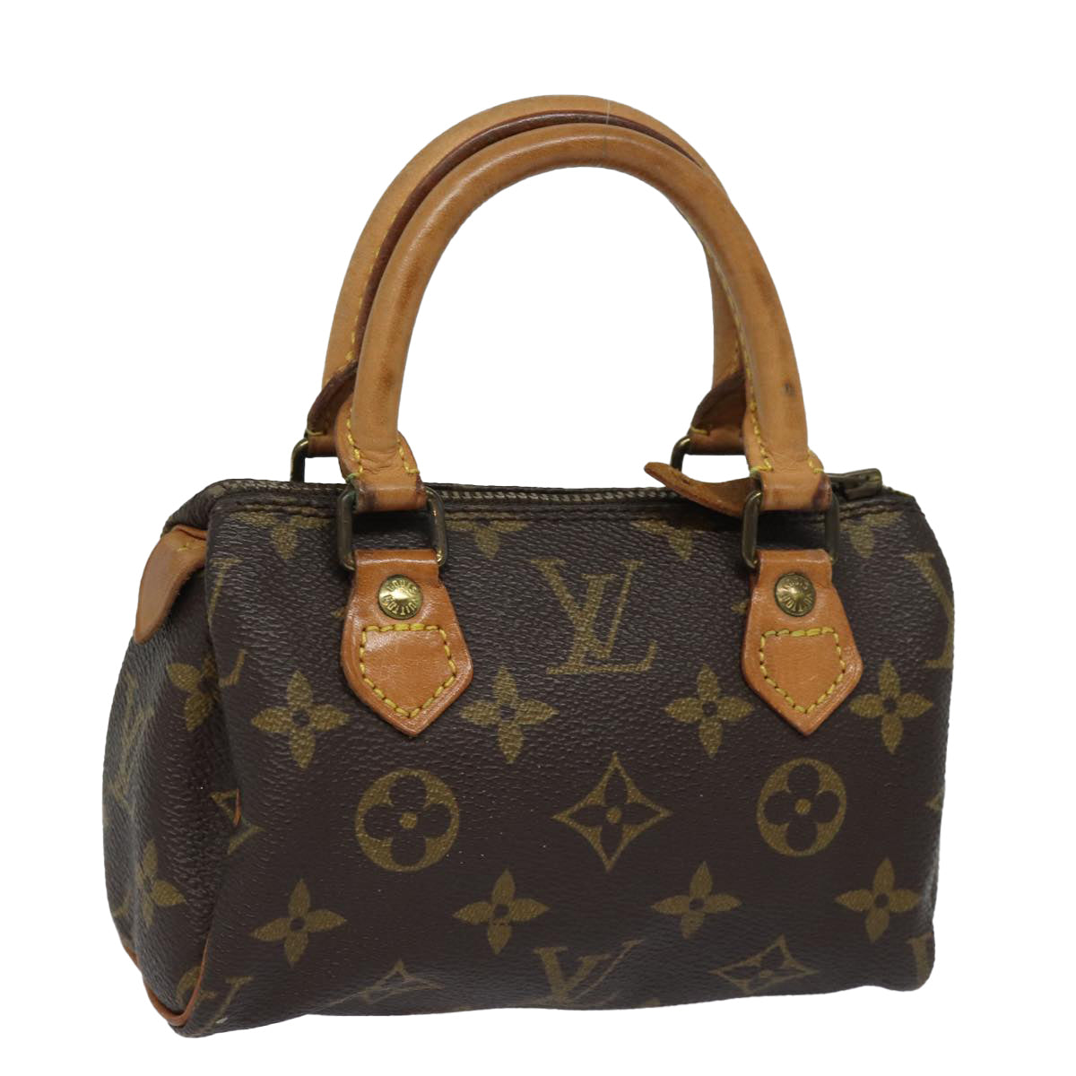 LOUIS VUITTON Monogram Mini Speedy Hand Bag Vintage M41534 LV 79562
