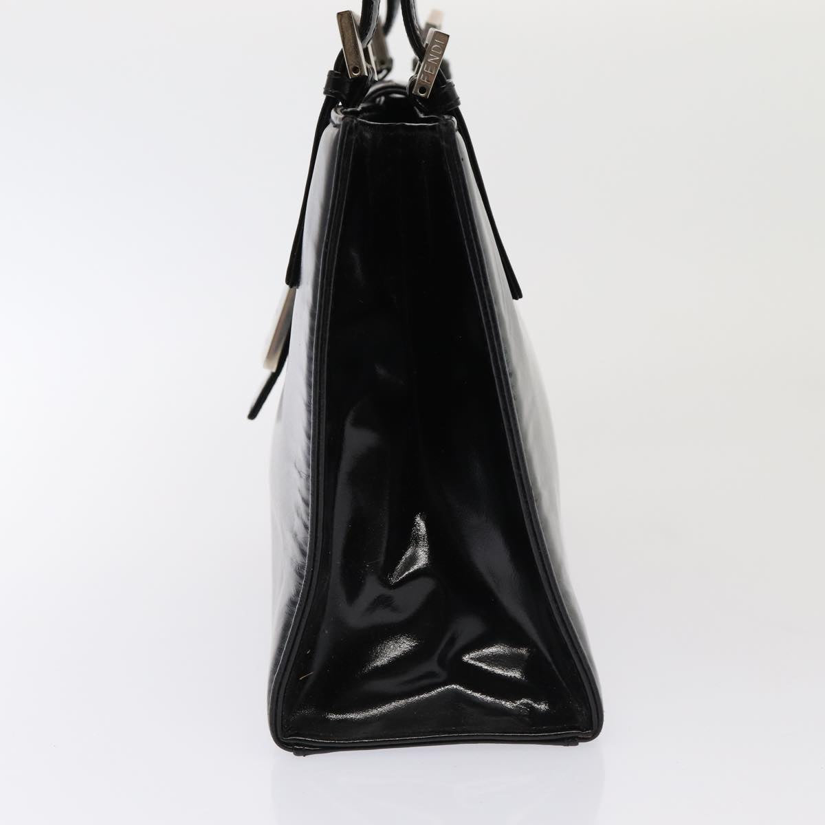 Luxury Fendi Hand Bag Enamel Black79573