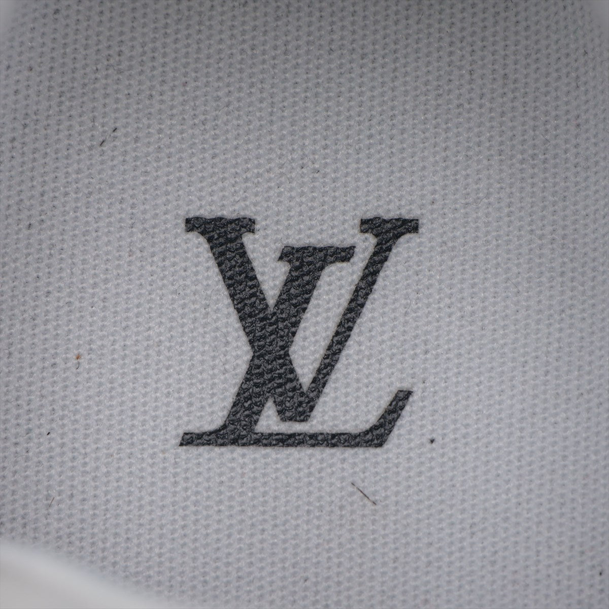 Louis Vuitton LV Trainer Line 23 Years Denim  Leather Trainers 7 Men Black × White MS0283 Monogram