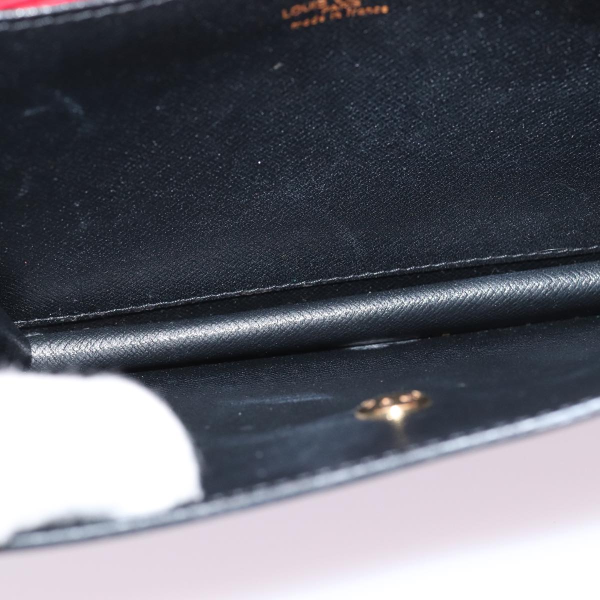 LOUIS VUITTON Epi Montagne 20 Clutch Bag Red LV 79657