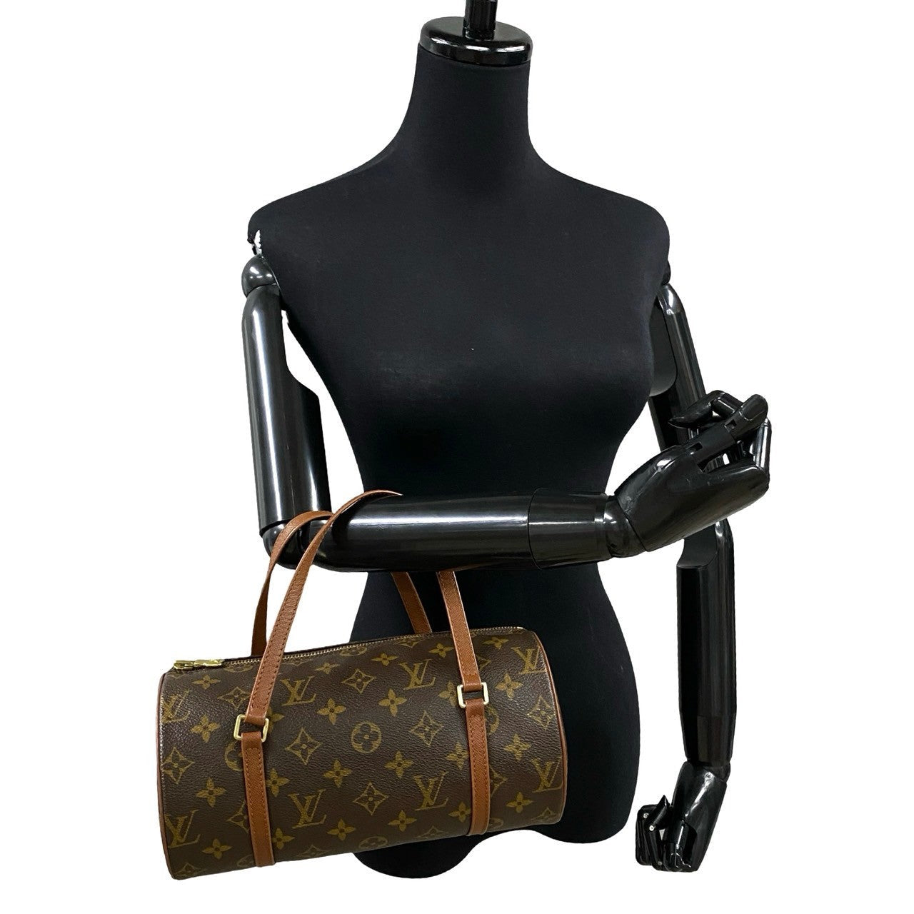 Louis Vuitton Vintage Papillon Leather Handbag