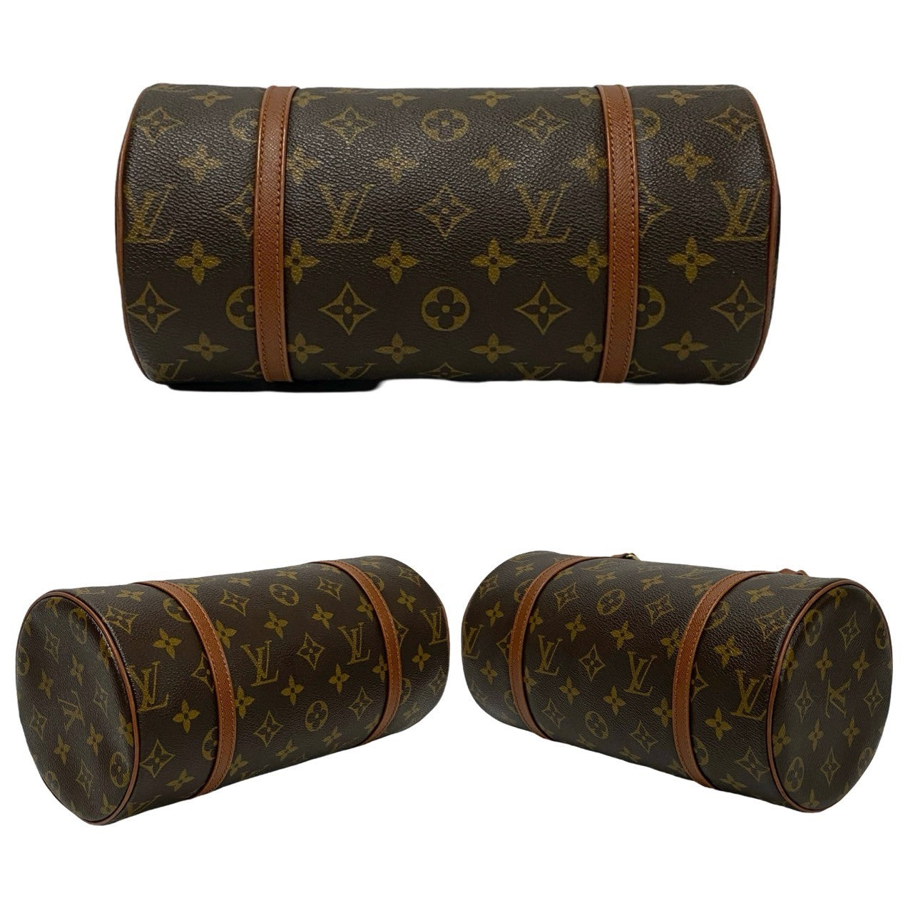 Louis Vuitton Vintage Papillon Leather Handbag