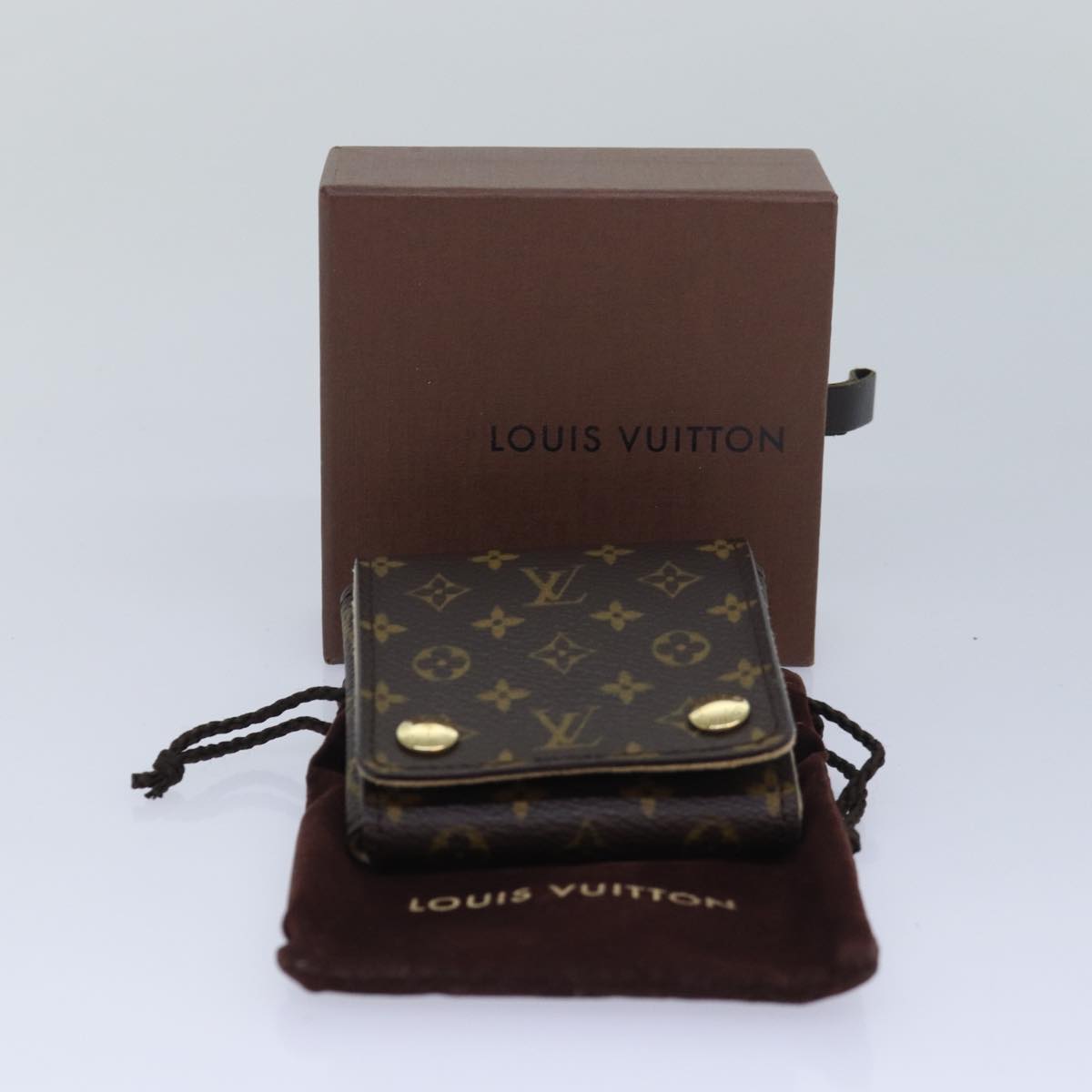 LOUIS VUITTON Monogram Jewelry Case Jewelry Box LV 79802