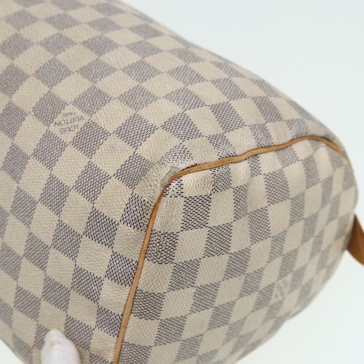 LOUIS VUITTON Damier Azur Speedy 30 Hand Bag N41533 LV 79806