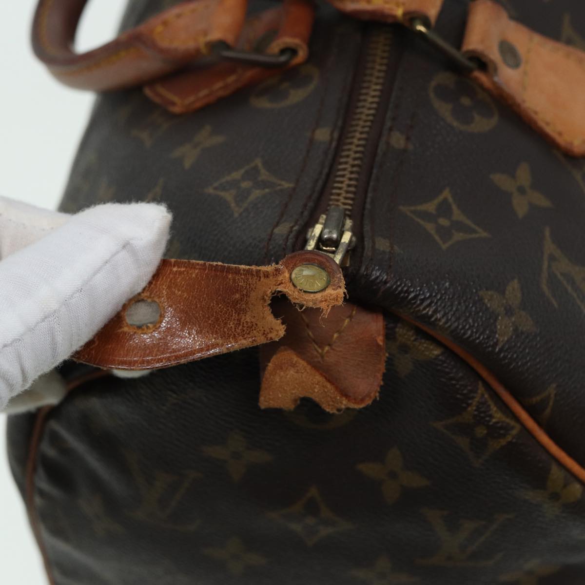 LOUIS VUITTON Monogram Speedy 30 Hand Bag M41526 LV 79808