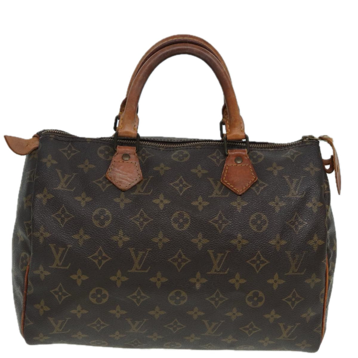 LOUIS VUITTON Monogram Speedy 30 Hand Bag M41526 LV 79808