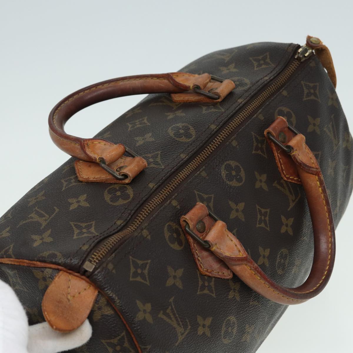 LOUIS VUITTON Monogram Speedy 30 Hand Bag M41526 LV 79808