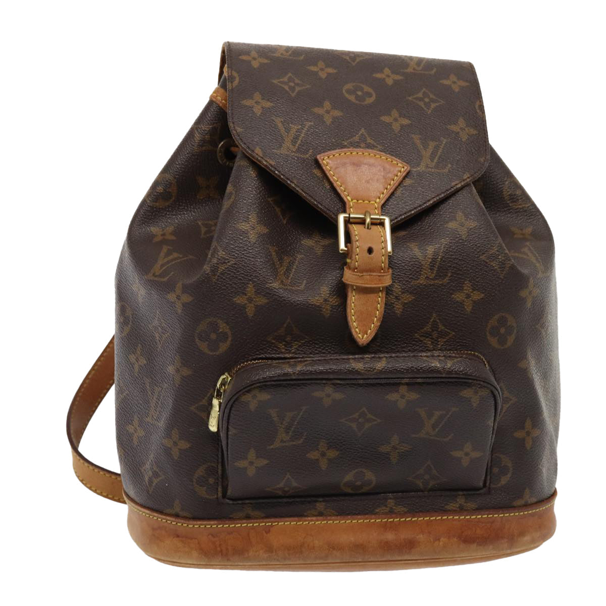LOUIS VUITTON Monogram Montsouris MM Backpack M51136 LV 79871