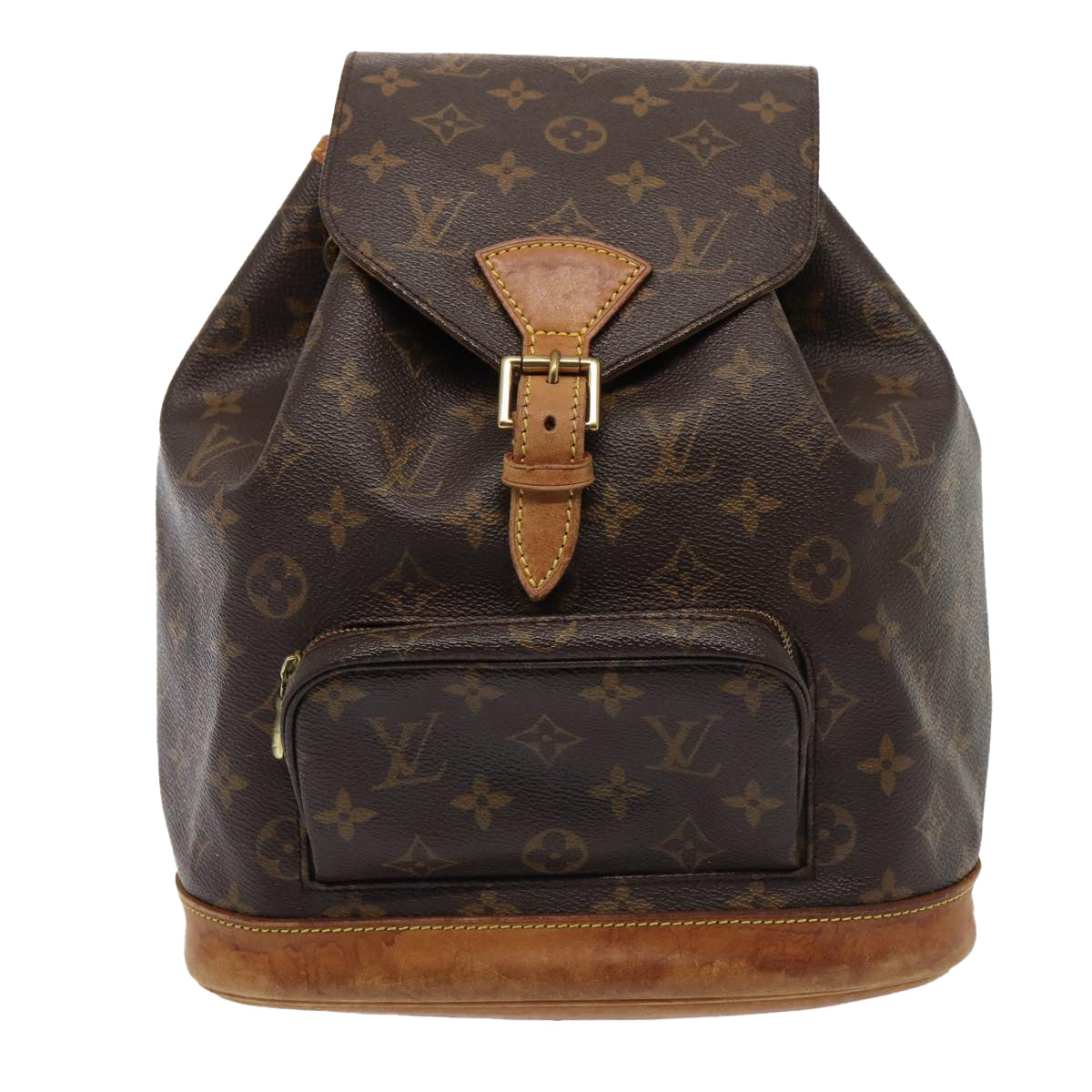 LOUIS VUITTON Monogram Montsouris MM Backpack M51136 LV 79871