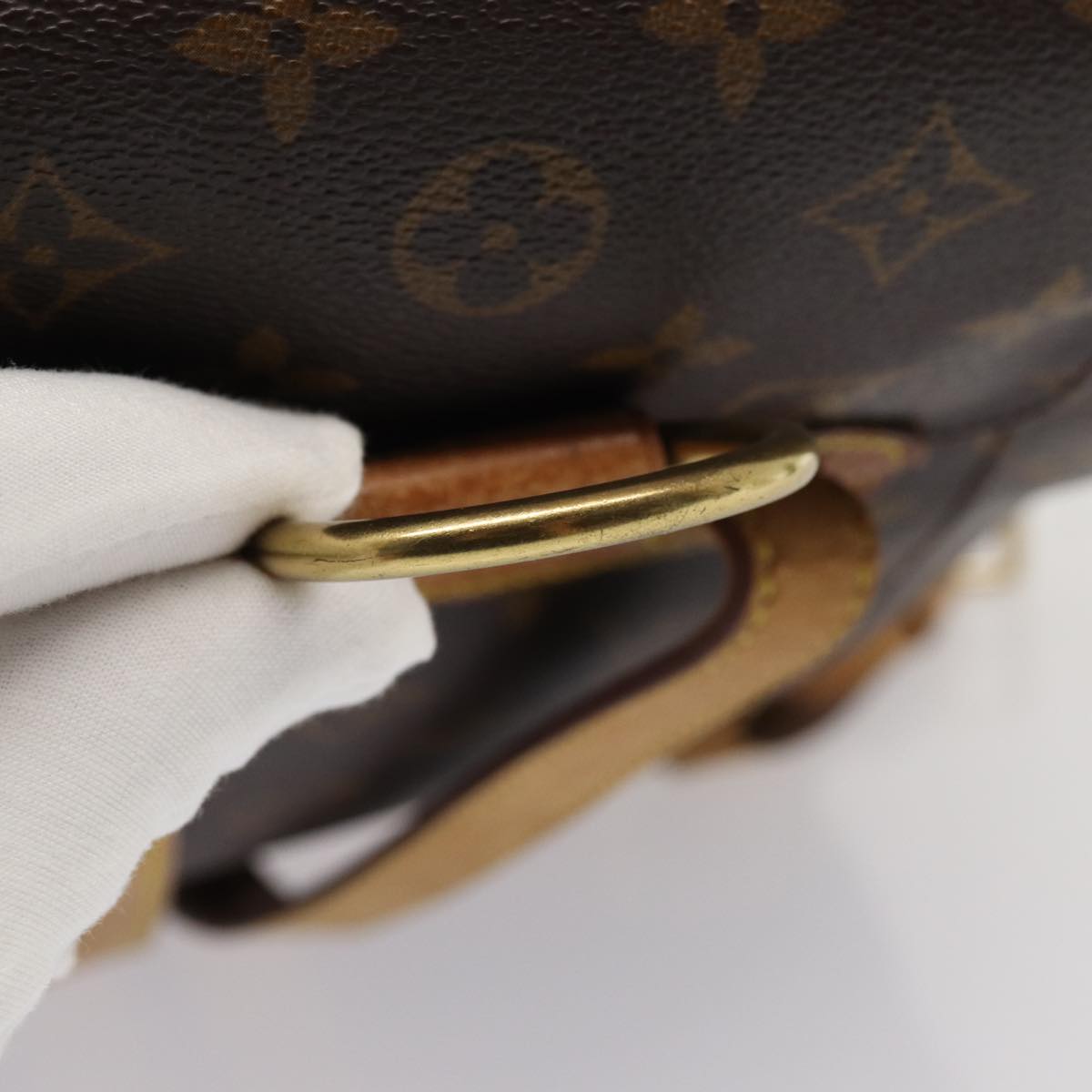LOUIS VUITTON Monogram Montsouris MM Backpack M51136 LV 79871
