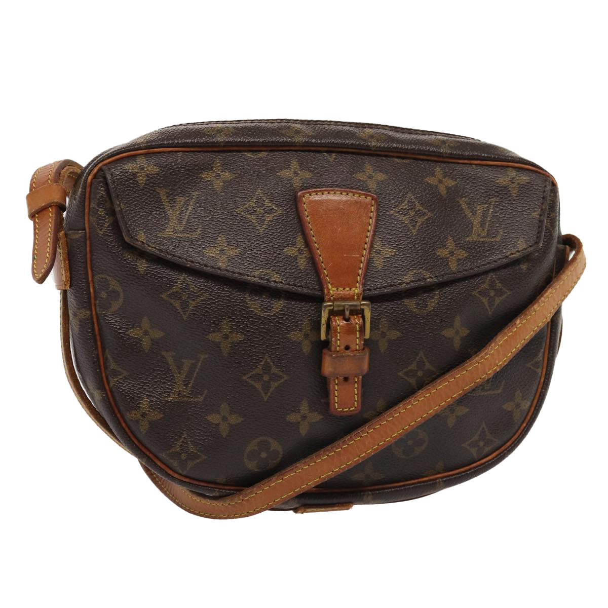 LOUIS VUITTON Monogram Jeune Fille MM Shoulder Bag M51226 LV 79890
