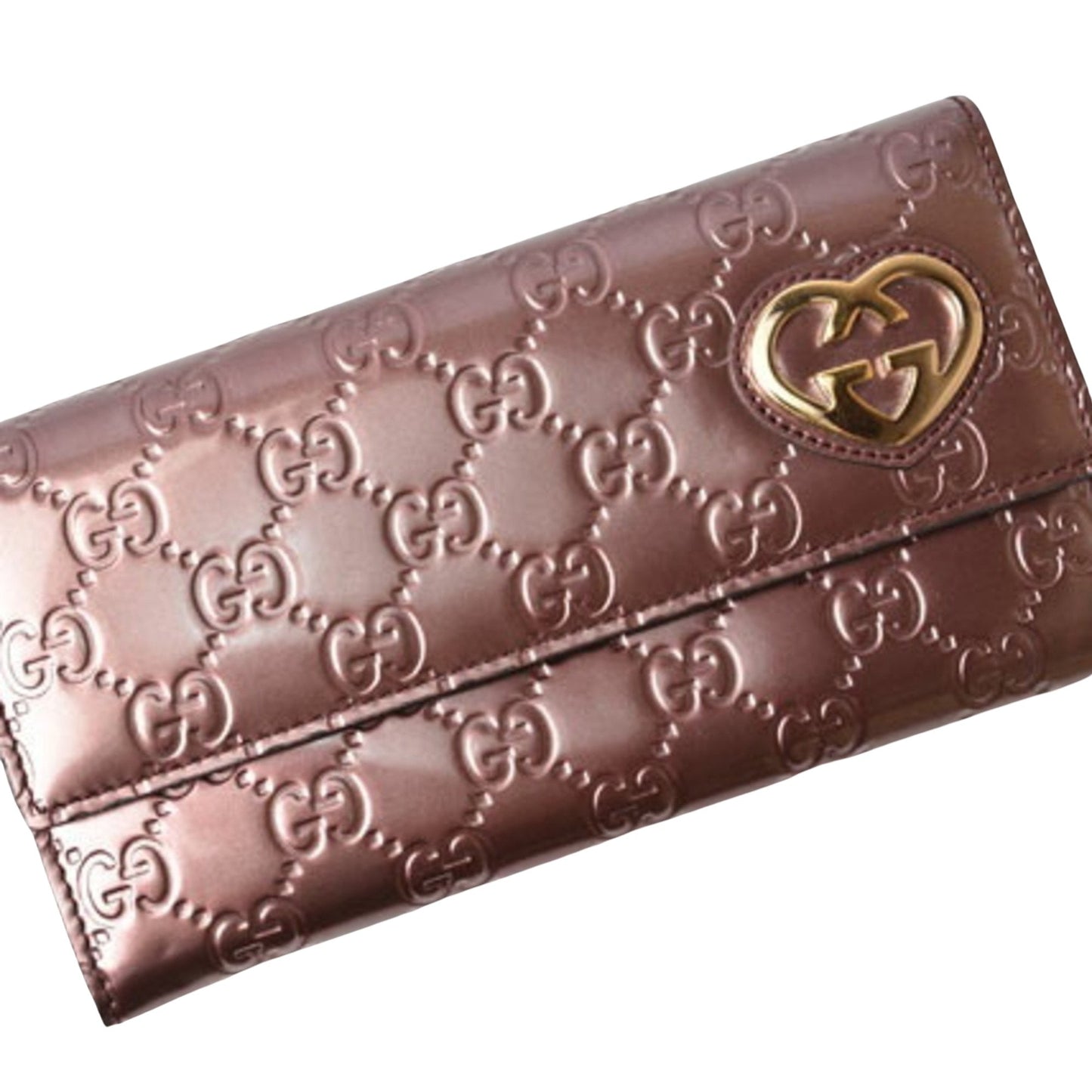 Luxury Gucci Trending 2025  Patent Leather Wallet  ()