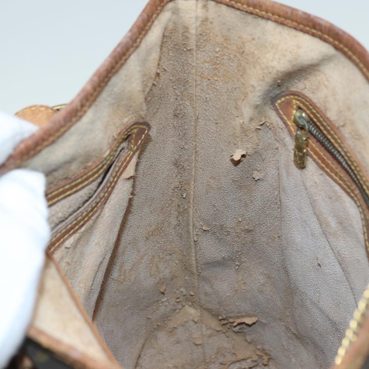 LOUIS VUITTON Monogram Bucket GM Shoulder Bag M42236 LV 79916