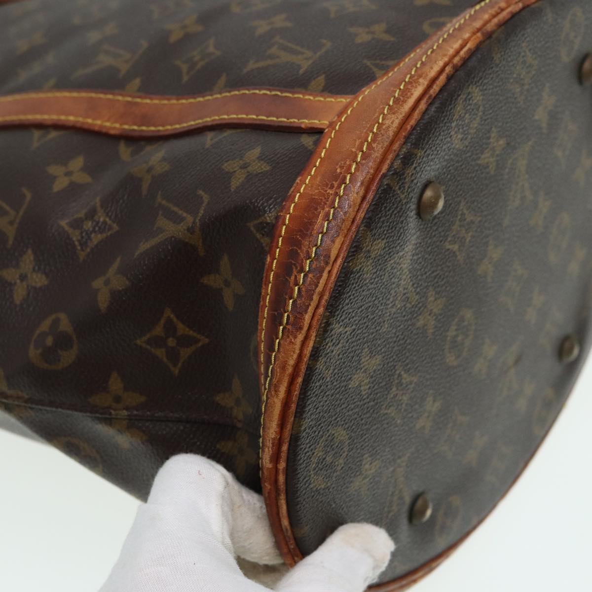 LOUIS VUITTON Monogram Bucket GM Shoulder Bag M42236 LV 79920