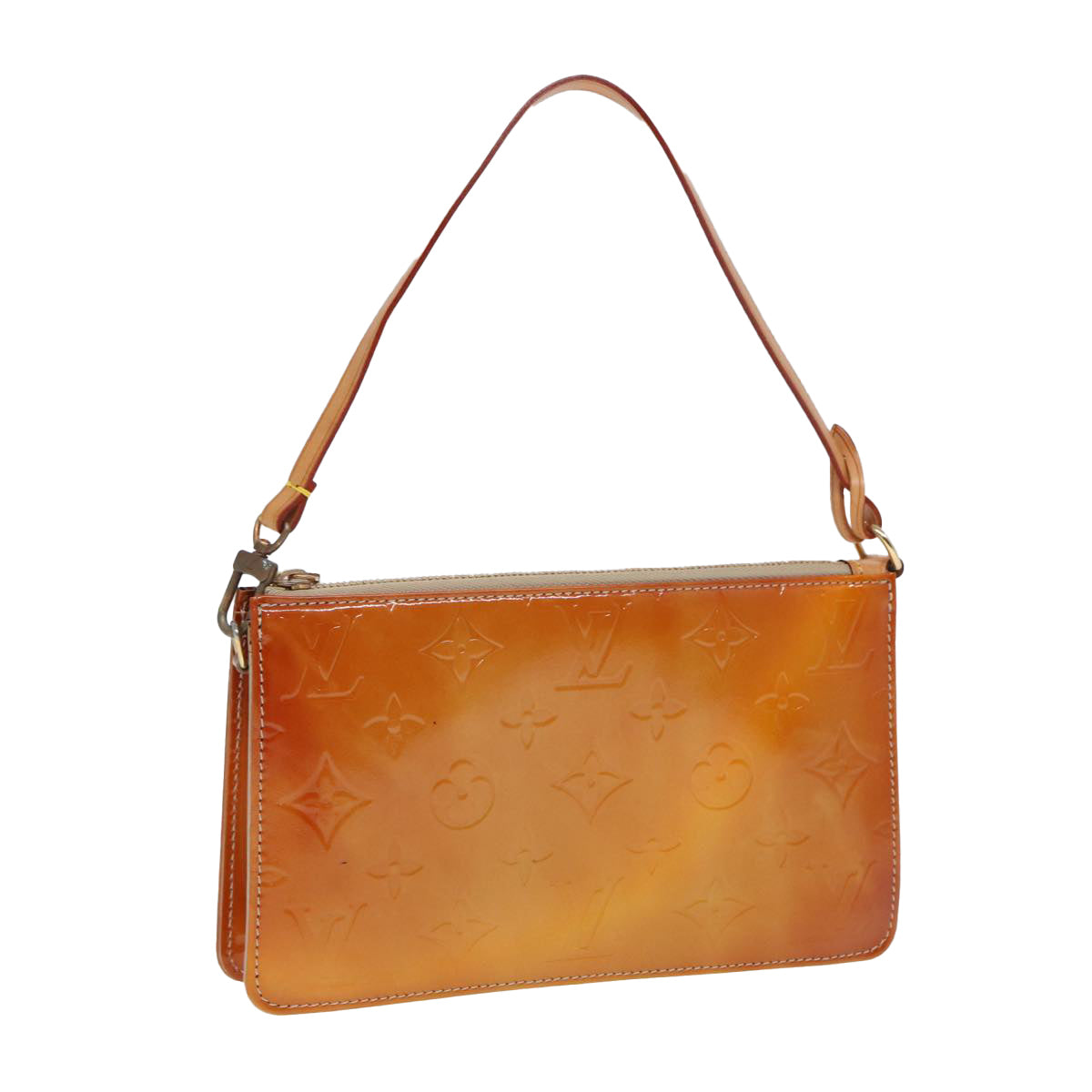 LOUIS VUITTON Monogram Vernis Lexington Accessory Pouch Beige M91010 79934
