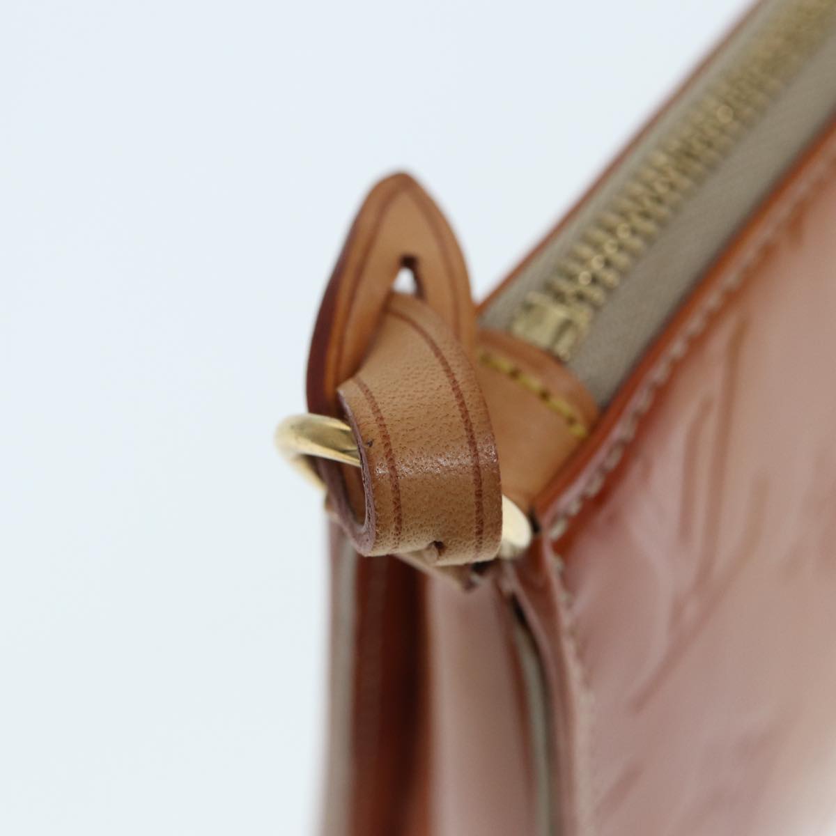 LOUIS VUITTON Monogram Vernis Lexington Accessory Pouch Beige M91010 79934