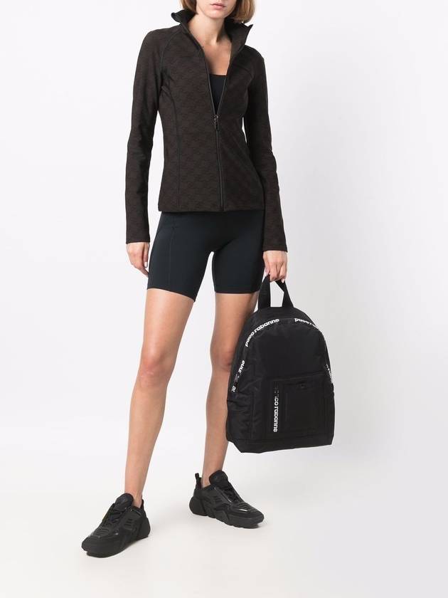 Luxury Fendi Karligraphy Zip-Up Jacket Brown