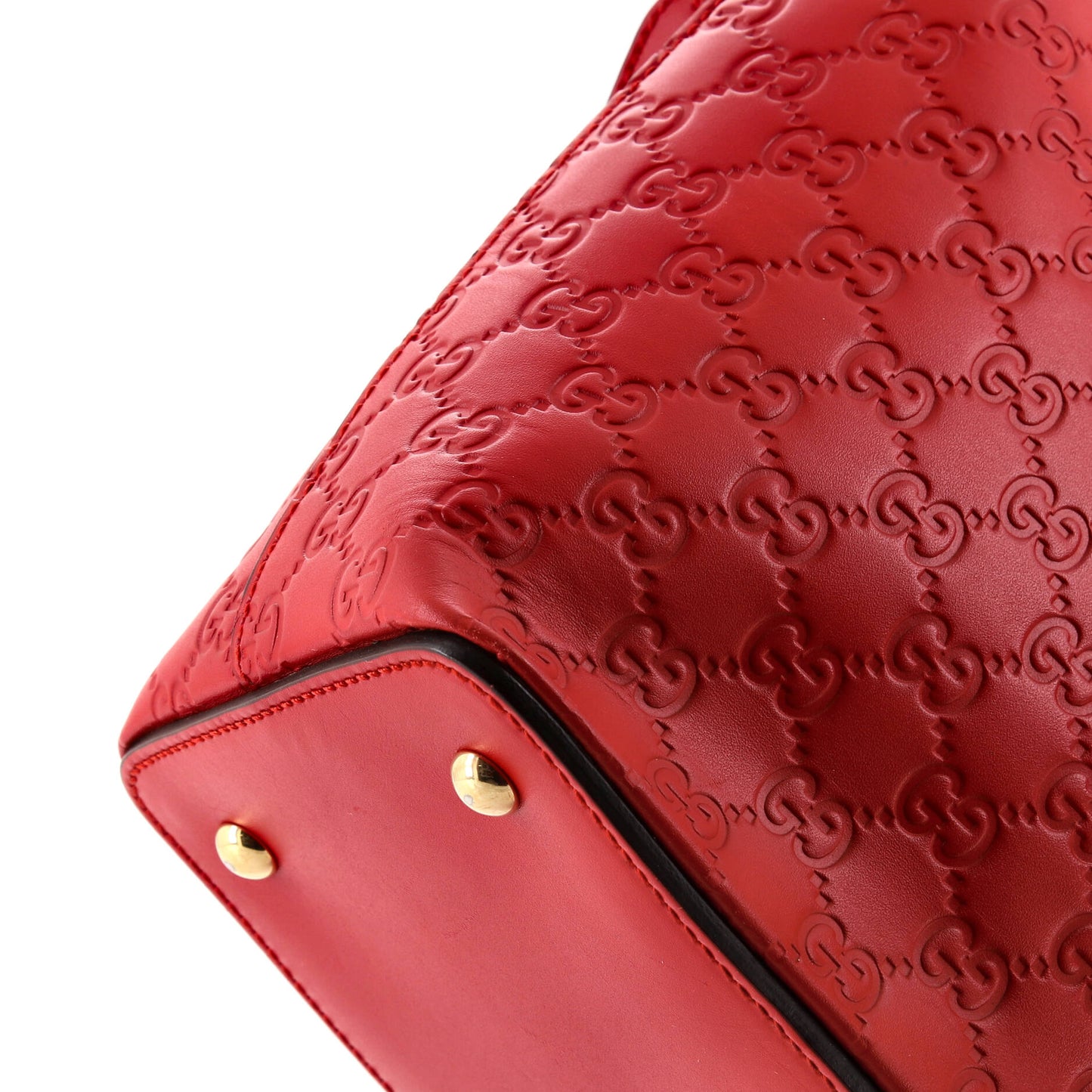 Signature Fold Over Tote Guccissima Leather Medium